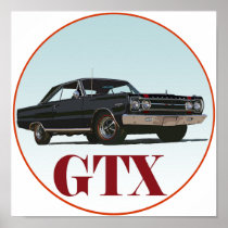 The Black GTX Poster