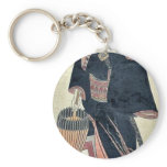 The black knight by Okumura, Masanobu Ukiyoe keychains