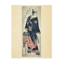 The black knight by Okumura, Masanobu Ukiyoe Post Card