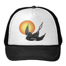 The Black Sparrow Trucker Hat