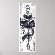 The Black Swan Print