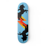 " The Black Unicorns " Custom Skate Board