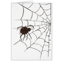 The Black Widow Greeting Cards