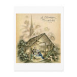 The Blessings of Christmas Nativity Scene