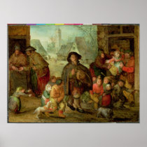 The Blind Hurdy Gurdy Player Poster