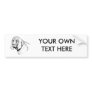 THE BLOODHOUND BUMPER STICKER