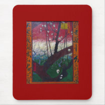 The Blooming plum tree By Vincent Van Gogh Mouse Pad