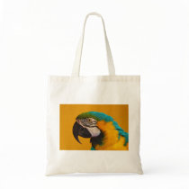 The Blue and Yellow Macaw Ara Ararauna Parrot Bird Tote Bag