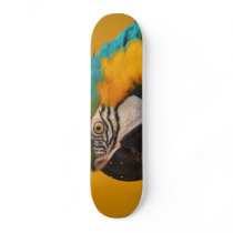 The Blue and Yellow Macaw Ara Ararauna Parrot Bird Custom Skateboard