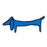 The Blue Dog Photo Cut Out