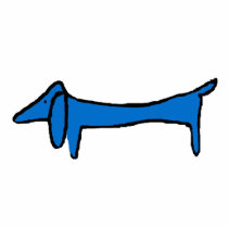 The Blue Dog Photo Cut Out