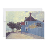 The Blue House at Zaandam by Claude Monet invitations
