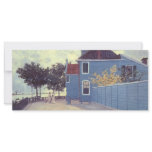 The Blue House at Zaandam by Claude Monet rack cards