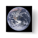 "The Blue Marble" Earth seem from Apollo 17 buttons