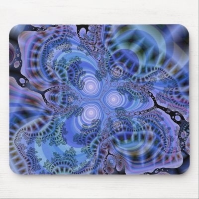 "The Blues" Fractal Mousepad by MissM_Grafiks