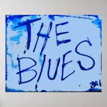 The Blues Poster