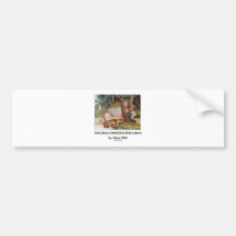 The Boa Constrictor (1867) by Aloys Zotl Bumper Sticker