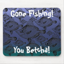 The Boar Fish: Gone Fishing - Mousepad