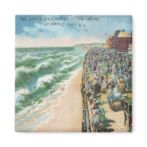 The Board Walk and Brighton Casino Refrigerator Magnets