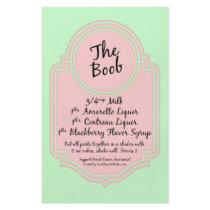 The Boob Recipe Flyer