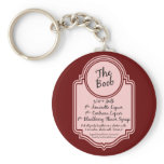 The Boob Recipe Keychain