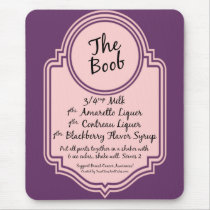The Boob Recipe Mousepad
