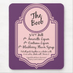 The Boob Recipe Mousepad