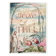 The Book of Thel; Title Page, 1789 Postcard