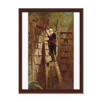 The Bookworm,  By Spitzweg, Carl Post Card