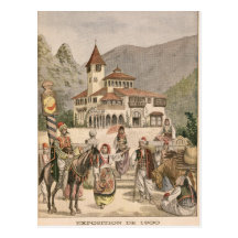 The Bosnian Pavilion at the Universal Exhibition Post Card