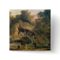 The Bosquet des Bains d'Apollo Pinback Button