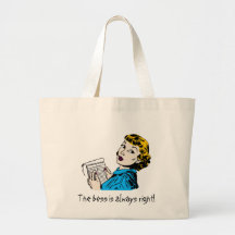 The Boss Customisable Canvas Bags