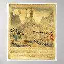 The Boston Massacre by Paul Revere posters
