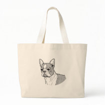 THE BOSTON TERRIER CANVAS BAGS