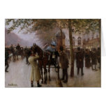 The Boulevards, Evening in Front of the Cards