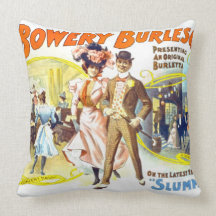The Bowery Burlesquers, American MoJo Pillow