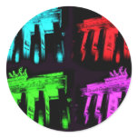 The Brandenburg Gate Collage Stickers