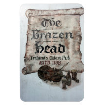 The Brazen Head pub, Dublin, Ireland Rectangular Magnets