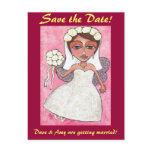 The Bridal Fairy & Roses - Save the Date postcards