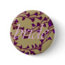 the bride and ginkgo pinback button