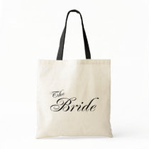 The Bride (Blk) Canvas Bags