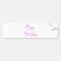 The Bride Bumper Stickers