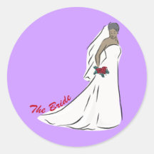 The Bride Favours Stickers