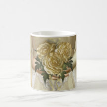 The Bride "Hers" (ivory) Wedding Coffee Mug