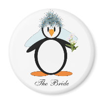 The Bride Refrigerator Magnets