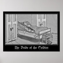 The bride of the soldier print