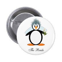 The Bride Pinback Buttons
