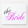 The Bride Pink and Black Mousepads