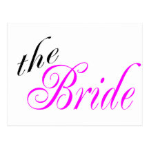 The Bride Postcards