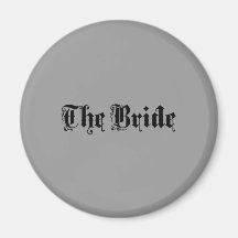 The Bride T-shirt Fridge Magnet
